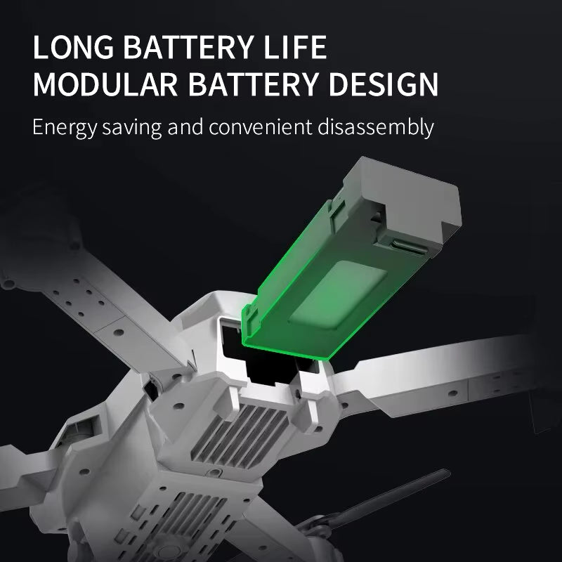 KDBFA E88 Pro 2024 WiFi FPV Drone with 4K HD Camera - Foldable Quadcopter for Stunning Aerial Shots - Perfect Gift for Adventurers!